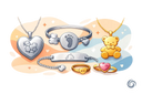 Beispiele für Gravuren auf Kinderschmuck