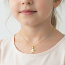 Goldanhänger Engel mit Stern - Little Bijou