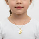 Goldanhänger Engel Herz - Little Bijou