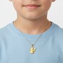 Goldanhänger Engel Herz - Little Bijou