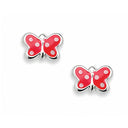 Ohrstecker Schmetterling Email