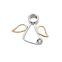 Anhänger Engel Gelb- & Weissgold Brillant