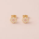 Ohrstecker Blume Email Little Bijou