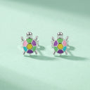 Ohrstecker Schildkröte Lack Little Bijou
