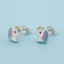 Ohrstecker Einhorn Lack - Little Bijou