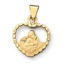 Goldanhänger Engel Herz Little Bijou