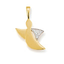Goldanhänger Engel Zirkonia Little Bijou