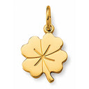 Goldanhänger Kleeblatt Little Bijou