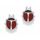 Ohrstecker Marienkäfer Email Little Bijou