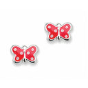 Ohrstecker Schmetterling Email Little Bijou