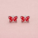 Ohrstecker Schmetterling Email Little Bijou