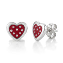 Ohrstecker Herz Silber Little Bijou