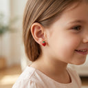 Ohrstecker Erdbeere Email Little Bijou