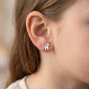 Ohrstecker Einhorn Rot/Rosa Little Bijou