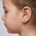 Ohrstecker Einhorn Blau/Rosa Little Bijou
