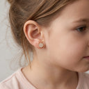 Ohrstecker Blume Email Little Bijou