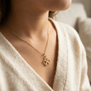 Goldanhänger Kleeblatt Kontur Little Bijou