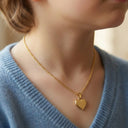 Goldanhänger Herz Gravurplatte Little Bijou