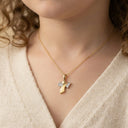 Goldanhänger Engel Zirkonia Flügel Little Bijou