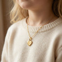 Goldanhänger Herz Gravurplatte Little Bijou