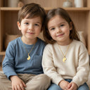 Goldanhänger Partnermünze Teilmatt Little Bijou